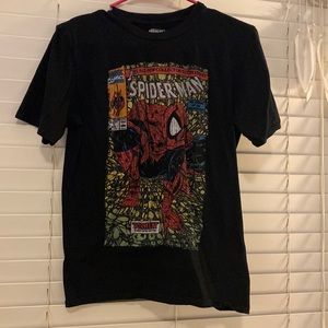 cute spider-man comic tee